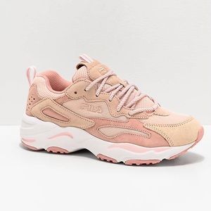 Fila ray tracer platform pink sneakers